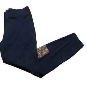 Lauren Ralph Lauren Women's Navy Blue Breeches Riding Pants Leather Patches Sz L